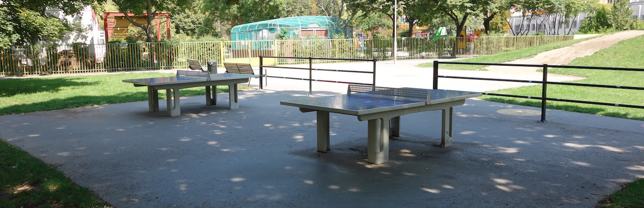 Ping-Pong tables - Budapest (4th district), Nyár utcai allee - Free Sport Parks map