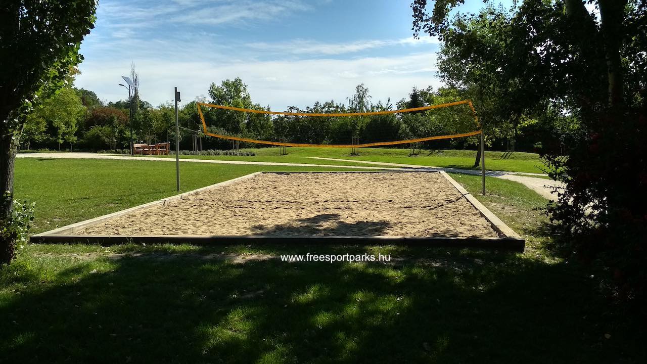 homokos strandröplabda pálya