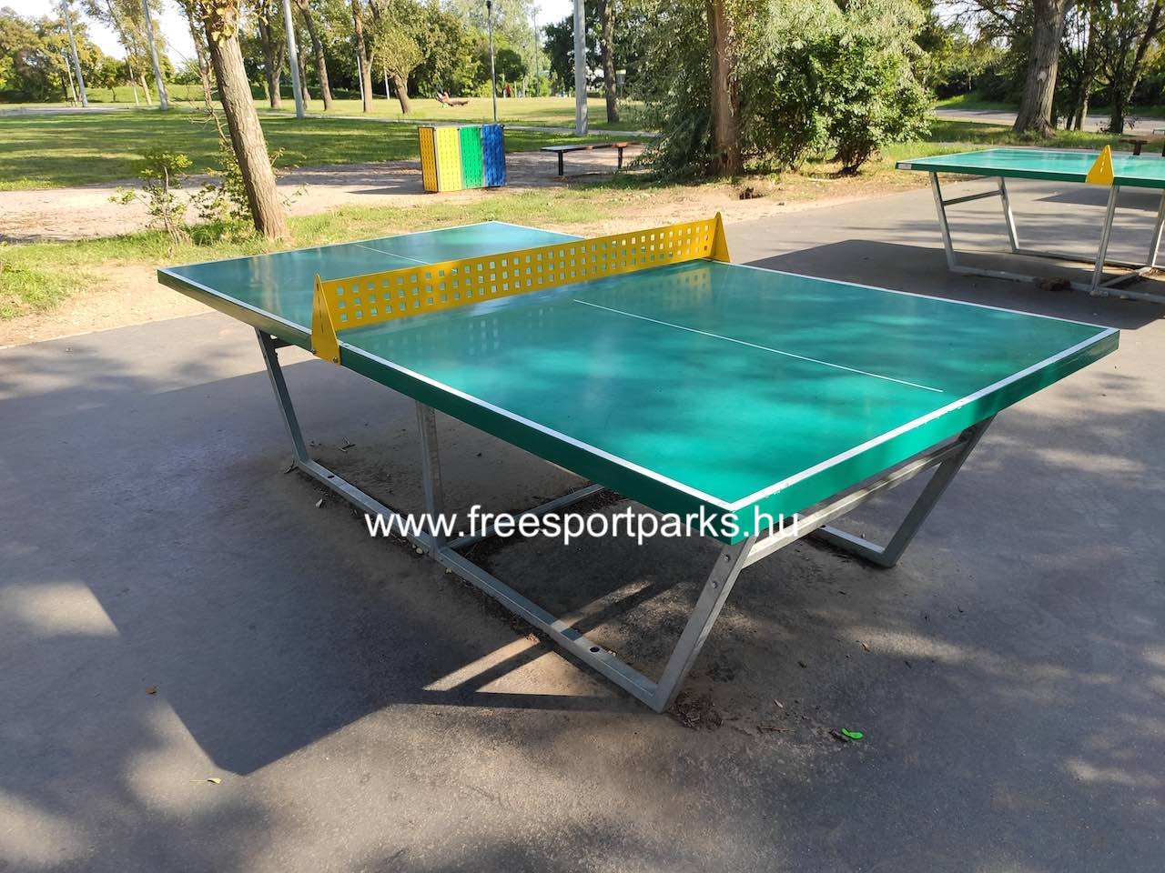 ping-pong pálya - Újhegy park Sportliget - Free Sport Parks térkép