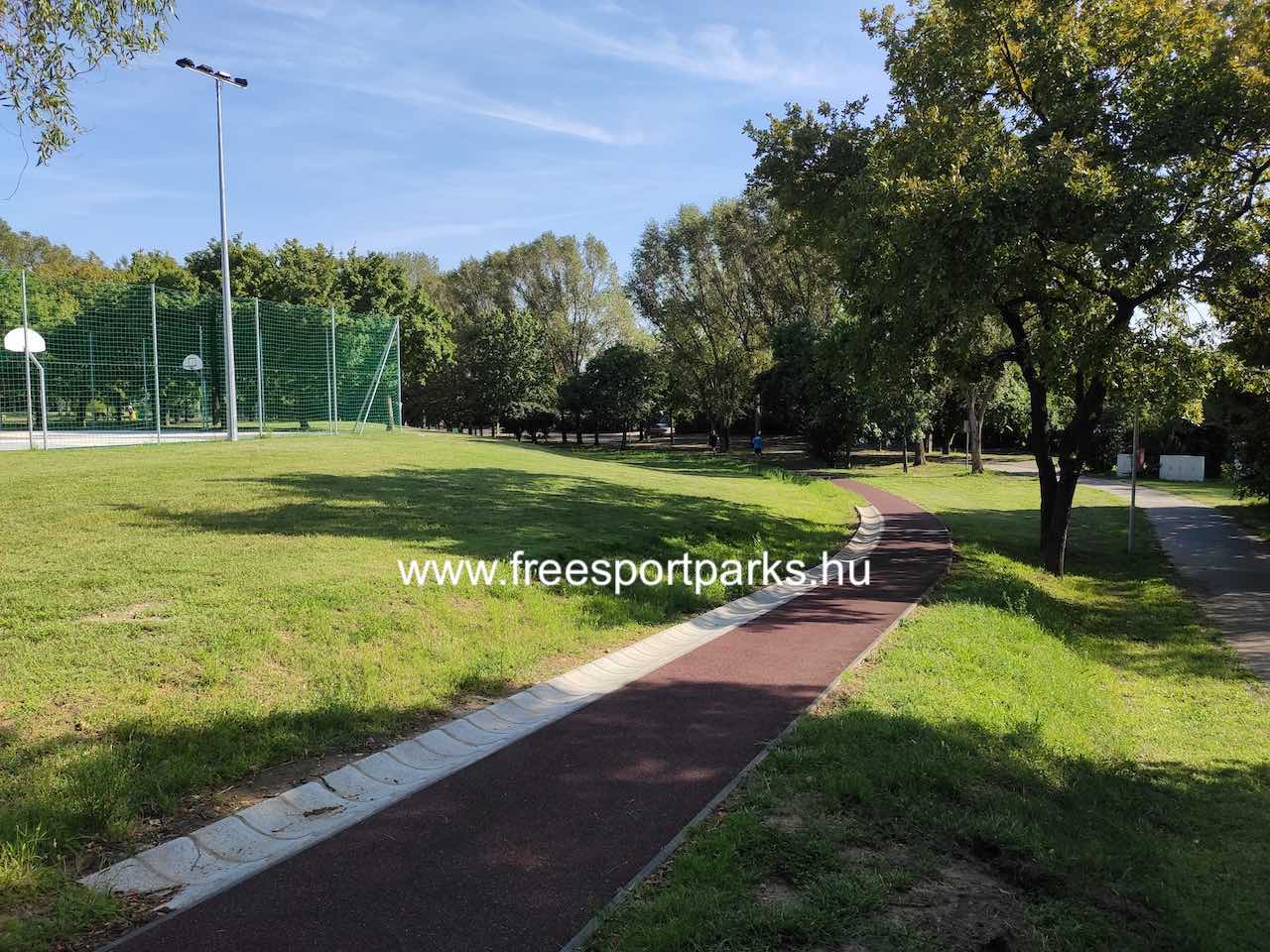 rekortán futópálya - Újhegyi Sportliget - Free Sport Parks térkép