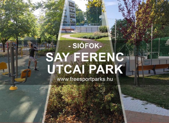 Say Ferenc utcai park, Siófok - Free Sport Parks térkép