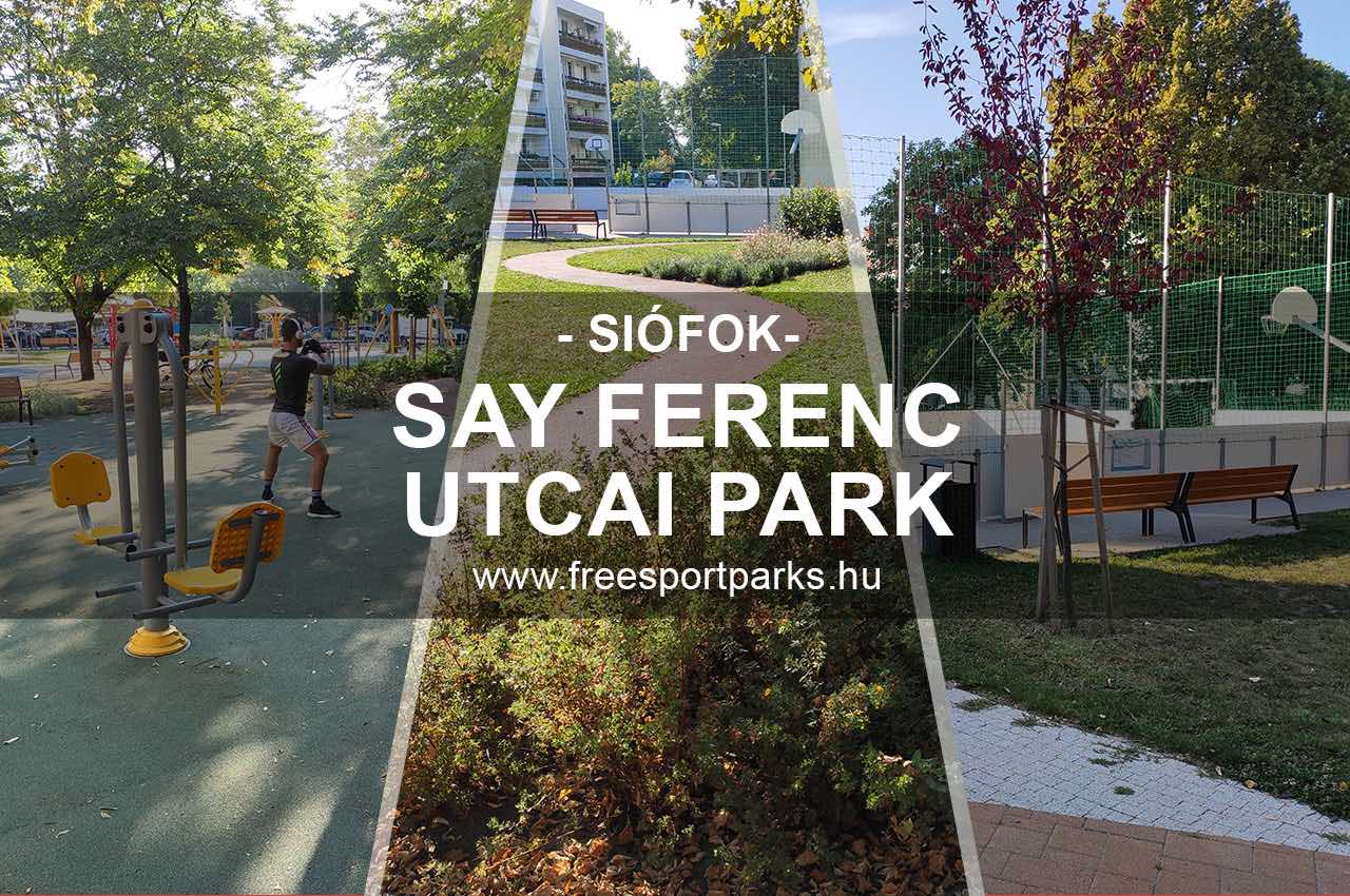 Say Ferenc utcai park, Siófok - Free Sport Parks térkép