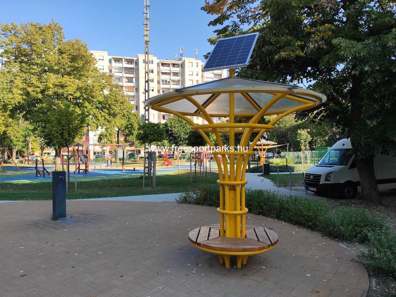 napelemes, fedett körpad - Say Ferenc utcai park, Siófok - Free Sport Parks blog