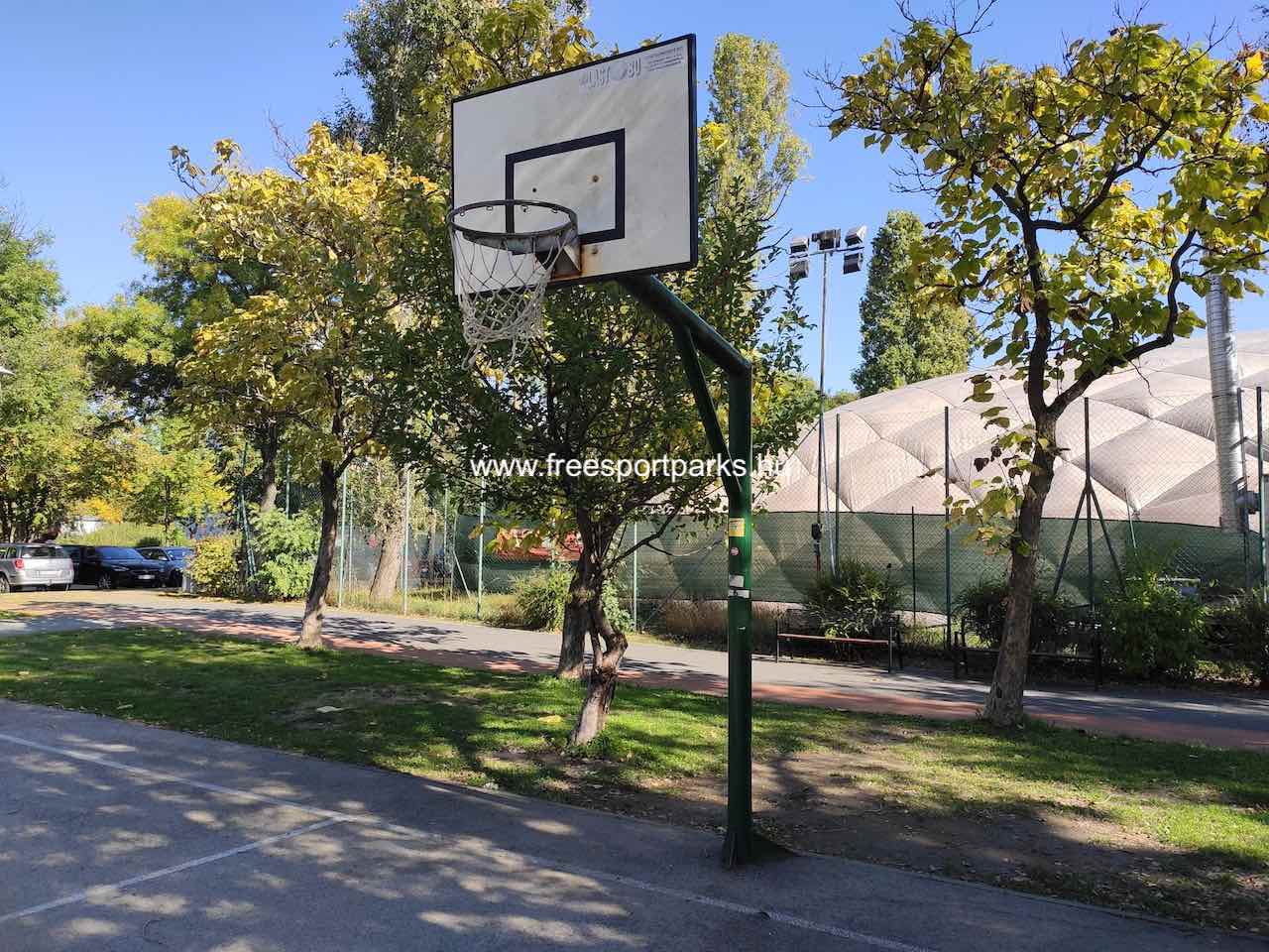 streetball pálya kosárpalánkja, Bikás domb - Free Sport Parks térkép