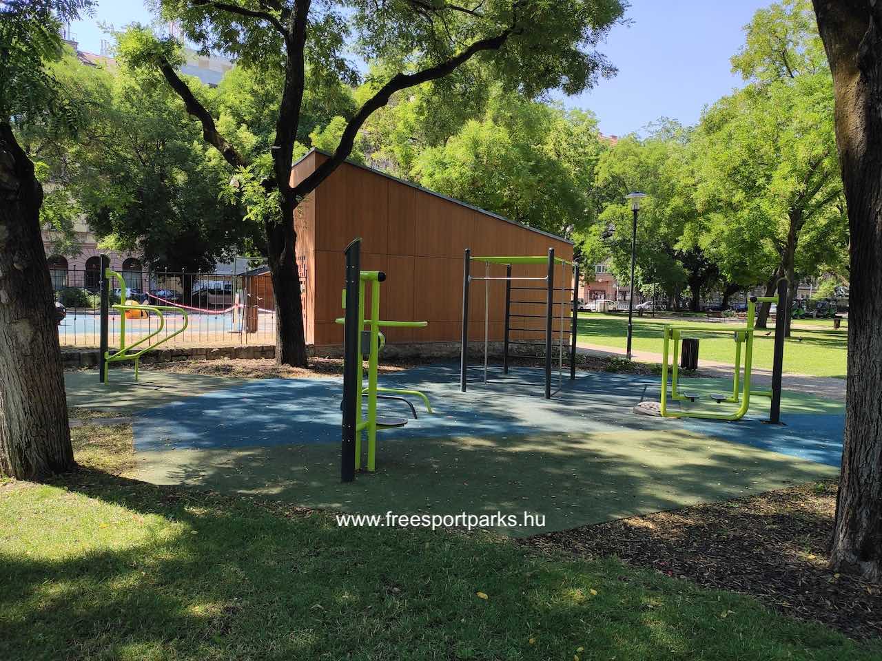 fitneszpark a Kálvária téri parkban, Free Sport Parks térkép