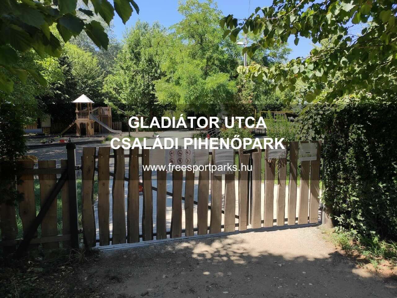 Gladiátor utca családi pihenőpark Óbudán, Free Sport Parks blog