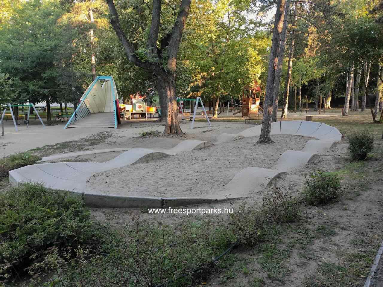 Pump Track pálya gyerekeknek, Békás-tó, Debrecen - Free Sport Parks Blog