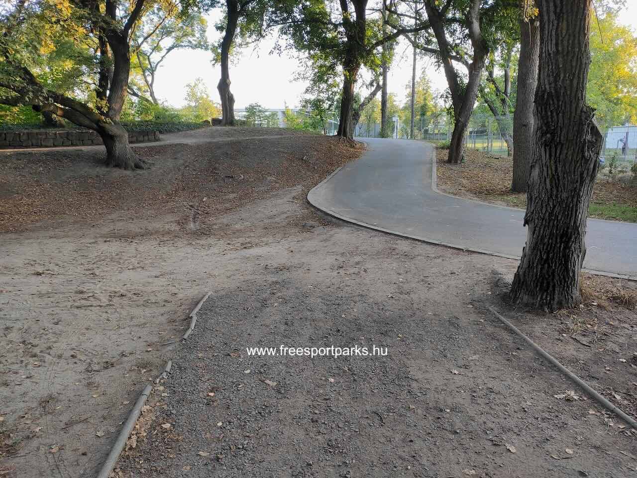 Nordic Walking földútja aszfaltra vált, Nagyerdei park, Debrecen - Free Sport Parks Térkép
