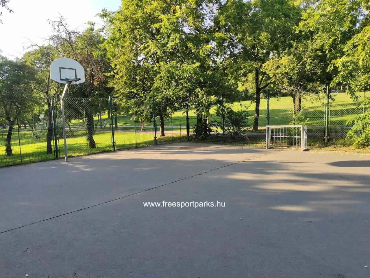 streetball palánk és kis focikapu, Óhegy Szabadidőpark, Kőbánya - Free Sport Parks térkép