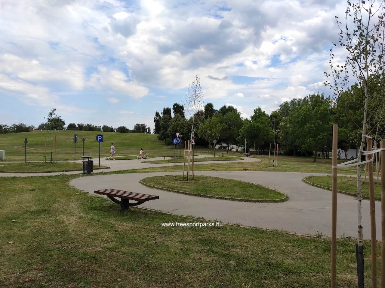 KRESZ park a Kaposvár Városligetben - Free Sport Parks Térkép