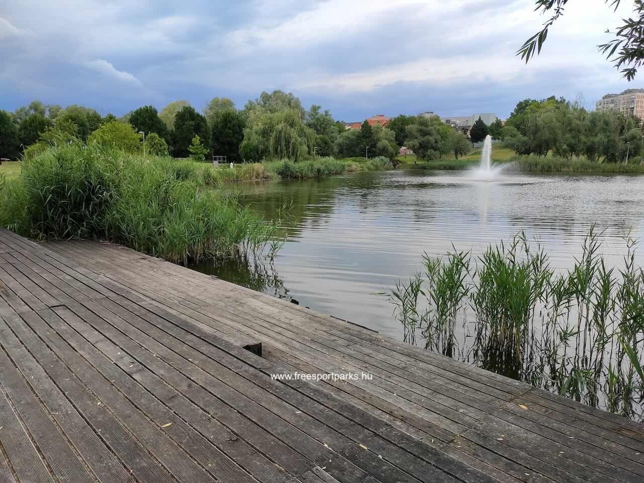 Malom-tó stégje, Kaposvár Városliget - Free Sport Parks Térkép